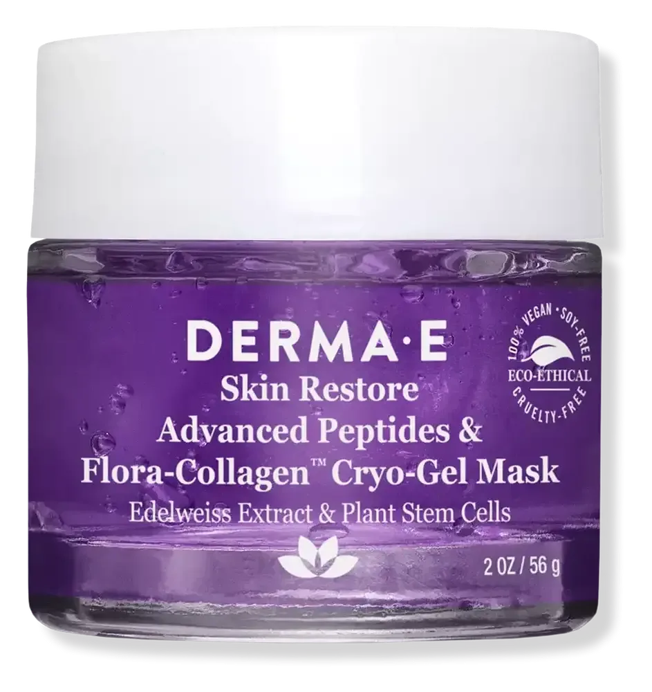 derma e Advanced Peptides & Flora-Collagen Cryo-Gel Mask
