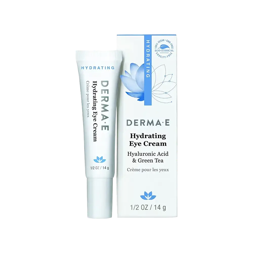 derma e Hydrating Eye Cream with Hyaluronic Acid & Green Tea