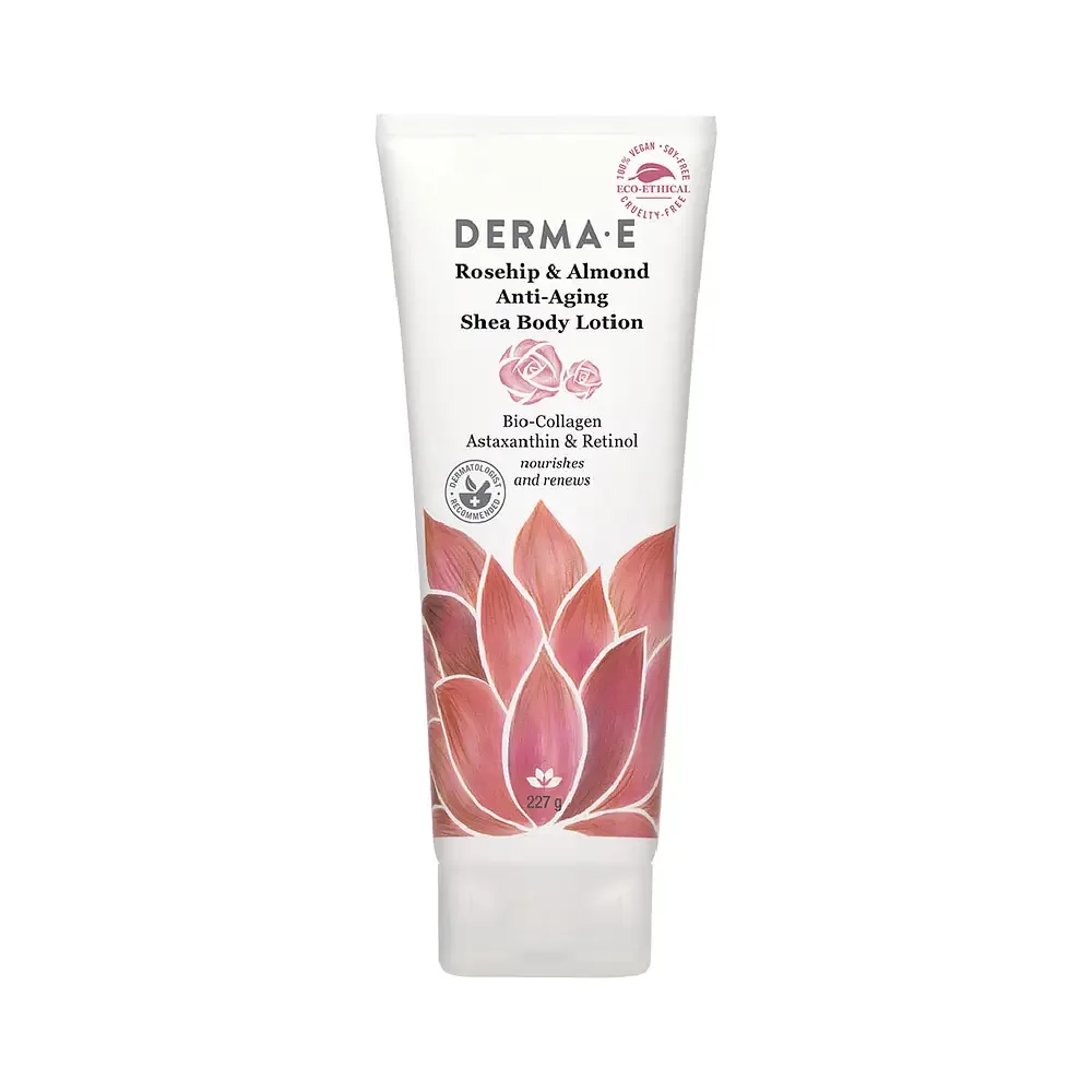 derma e Rosehip & Almond Anti-Aging Shea Body Lotion