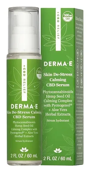 derma e Skin De-Stress Calming CBD Serum