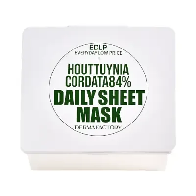 Derma Factory EDLP Houttuynia Cordata 84% Daily Sheet Mask