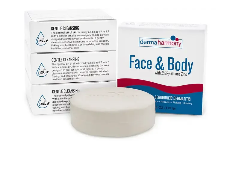 DermaHarmony 2% Pyrithione Zinc Face & Body Bar