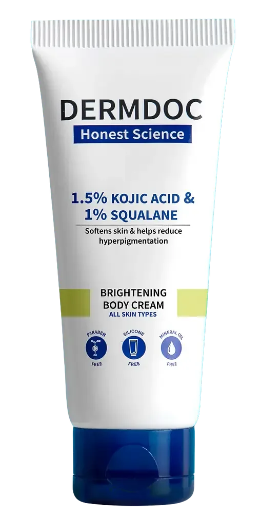 Dermdoc 1.5% Kojic Acid & 1% Squalane Brightening Body Cream