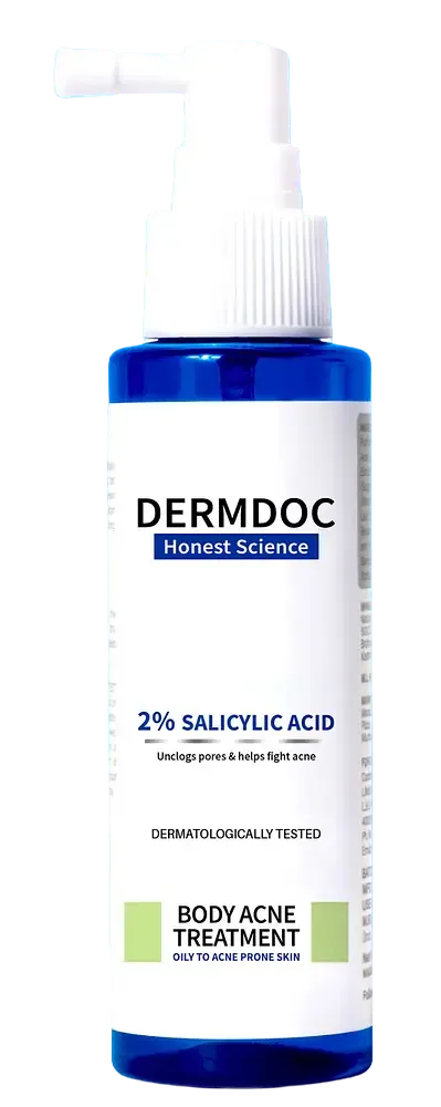 Dermdoc 2% Salicylic Acid Body Acne Treatment