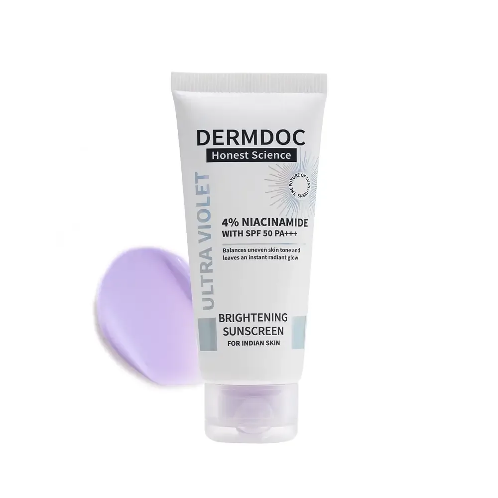 Dermdoc 4% Niacinamide With SPF 50 PA +++ Brightening Sunscreen