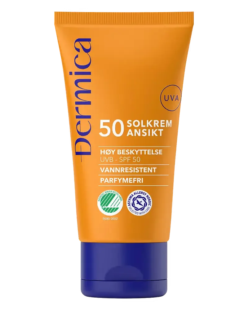 Dermica Solkrem Ansikt SPF 50