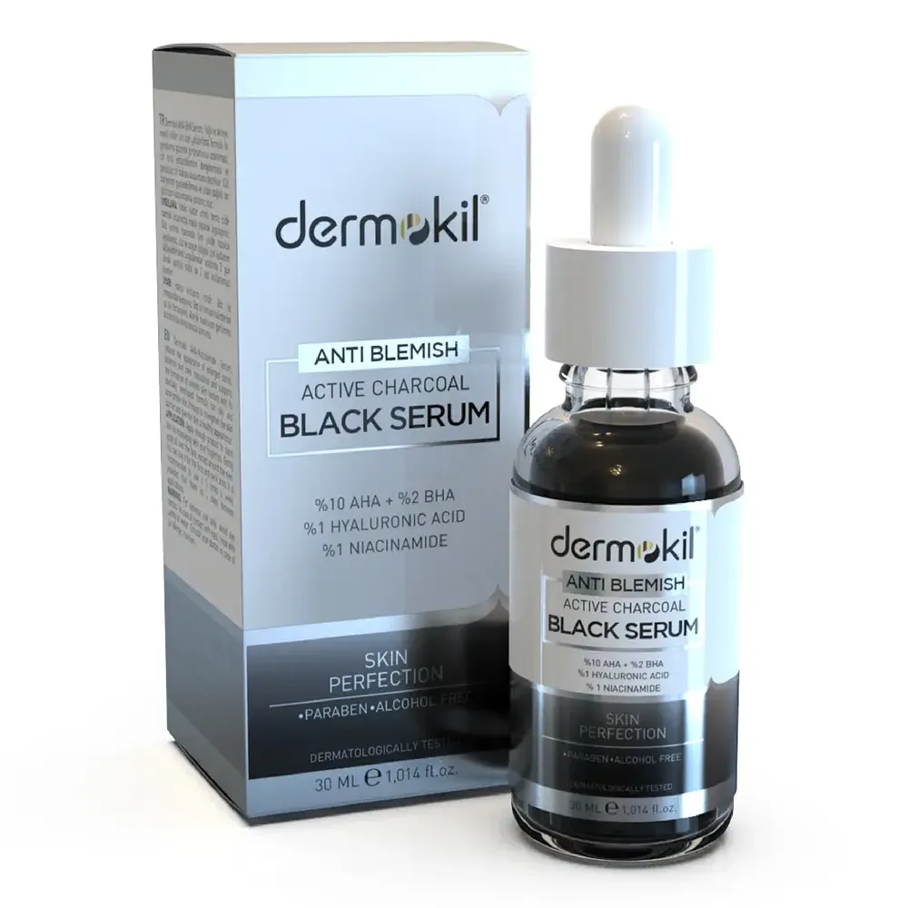 Dermokil Anti Blemish Active Charcoal Black Serum