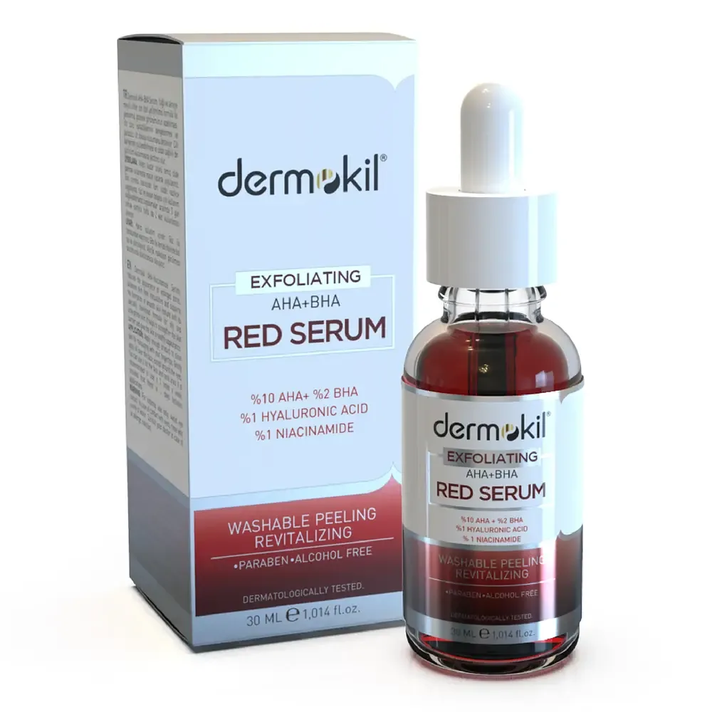 Dermokil Exfoliating AHA + BHA Red Serum