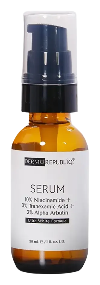 Dermorepubliq 10% Niacinamide + 3% Tranexamic Acid + 2% Alpha Arbutin Ultra Whitening Formula Serum
