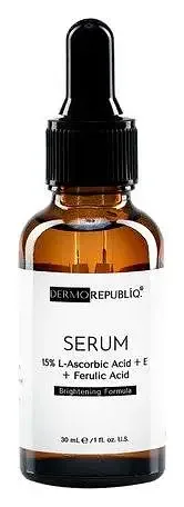 Dermorepubliq 15% L-Ascorbic Acid + E + Ferulic Acid Brightening Formula Serum