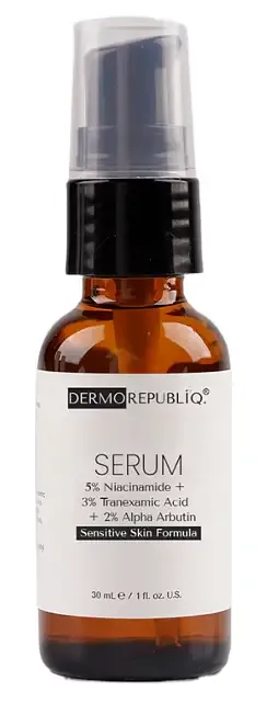 Dermorepubliq 5% Niacinamide + 3% Tranexamic Acid + 2% Alpha Arbutin Sensitive Skin Formula Serum