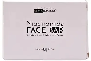 Dermorepubliq Niacinamide Acne And Oil Control Face Bar Soap
