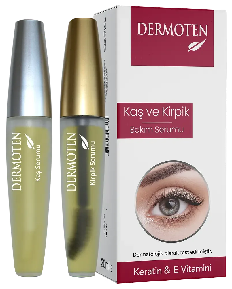 Dermoten Eyebrow & Eyelash Care Serum With Keratin & Vitamin E