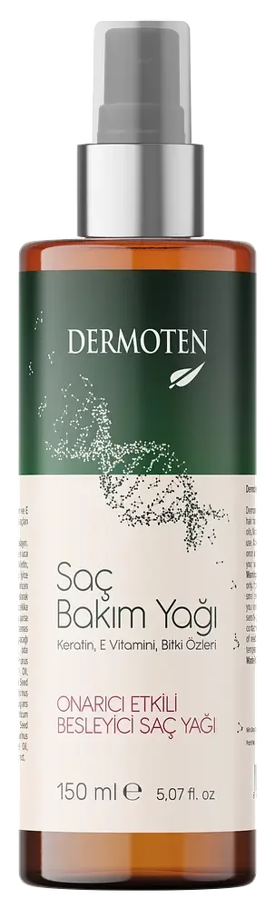 Dermoten Hair Care Oil Keratin And Vitamin E