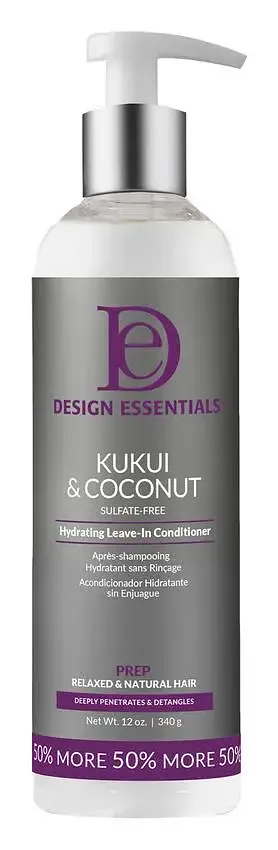 Design Essentials Kukui And Coconut Hydrating Leave-In Conditioner