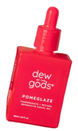 dew of the gods Pomeglaze Pomegranate + Retinol Facial Oil