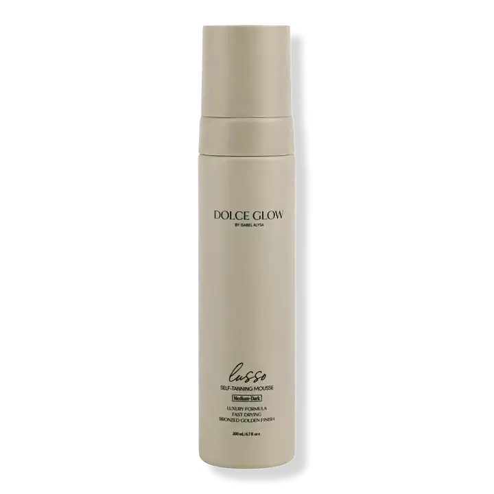 Dolce Glow Lusso Self-Tanning Mousse in Medium to Dark