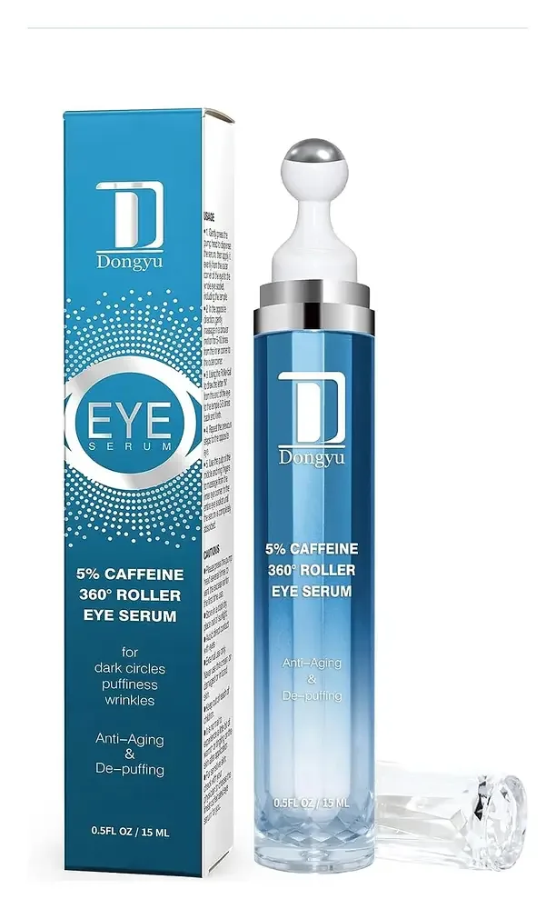 Dongyu 5% Caffeine Eye Serum And Under Eye Roller Cream