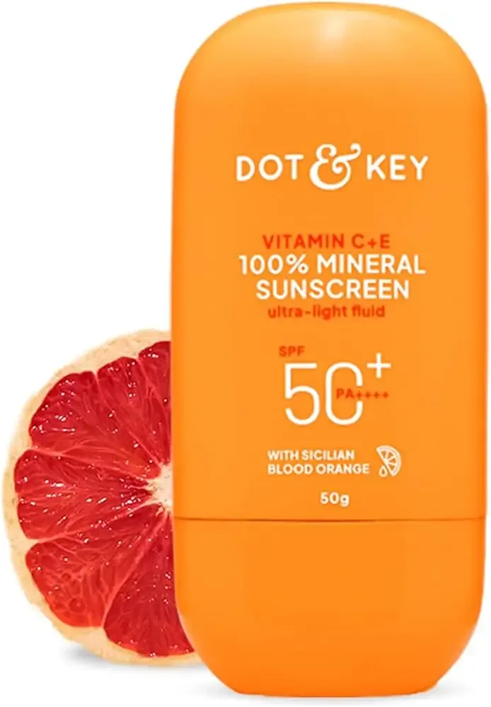Dot & Key Skincare Vitamin C + E 100% Mineral Sunscreen SPF 50+