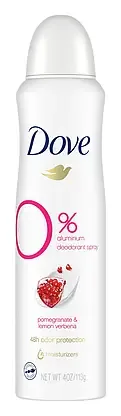 Dove 0% Aluminum Deodorant