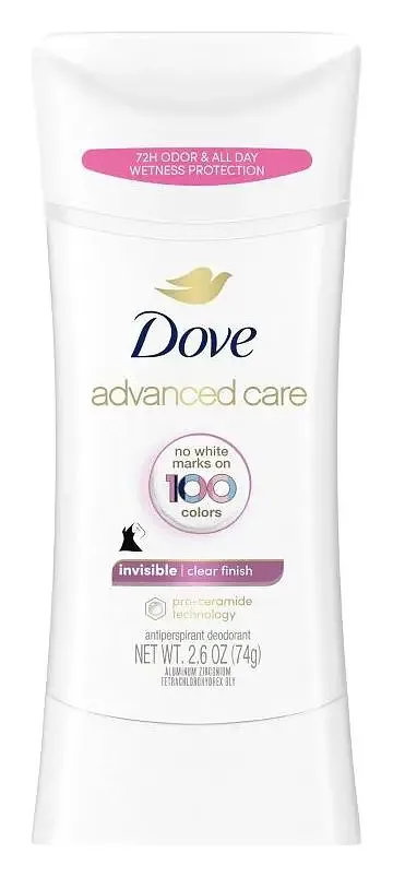 Dove Advanced Care Invisible Antiperspirant Deodorant Stick