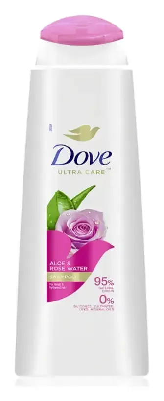 Dove Aloe & Rose Water Shampoo