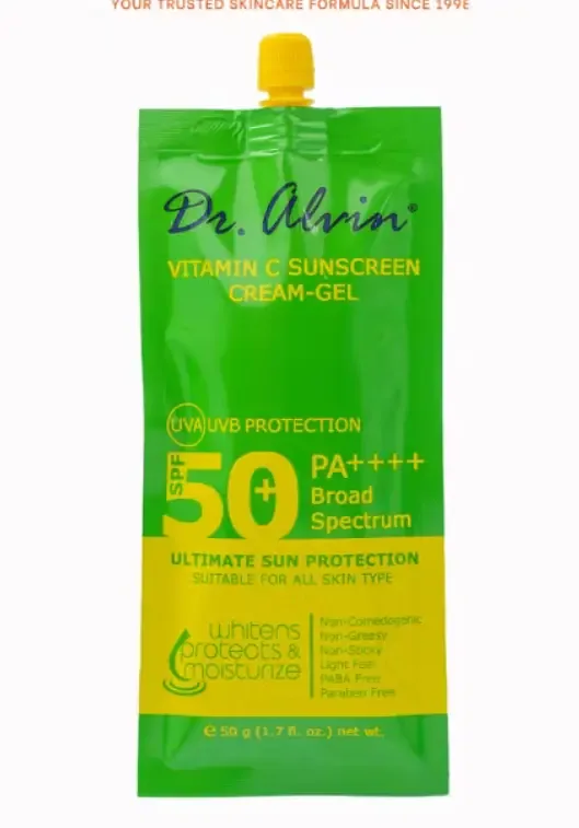 Dr. Alvin Vitamin C Sunscreen Cream-Gel SPF 50+