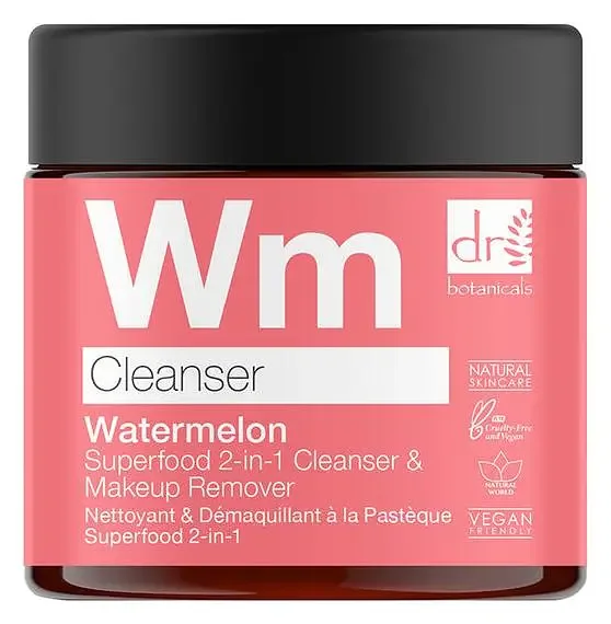 Dr Botanicals Watermelon Superfood 2-In-1 Cleanser & Makeup Remover