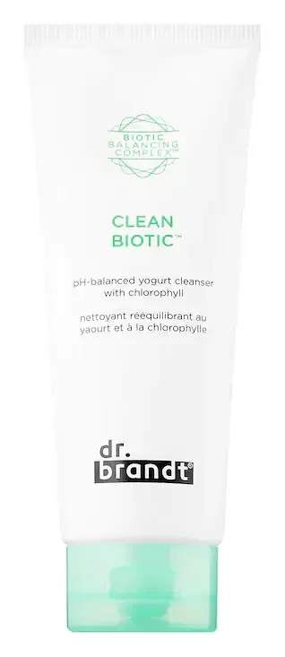 Dr. Brandt Skincare Clean Biotic Ph-balanced Yogurt Cleanser With Chlorophyll
