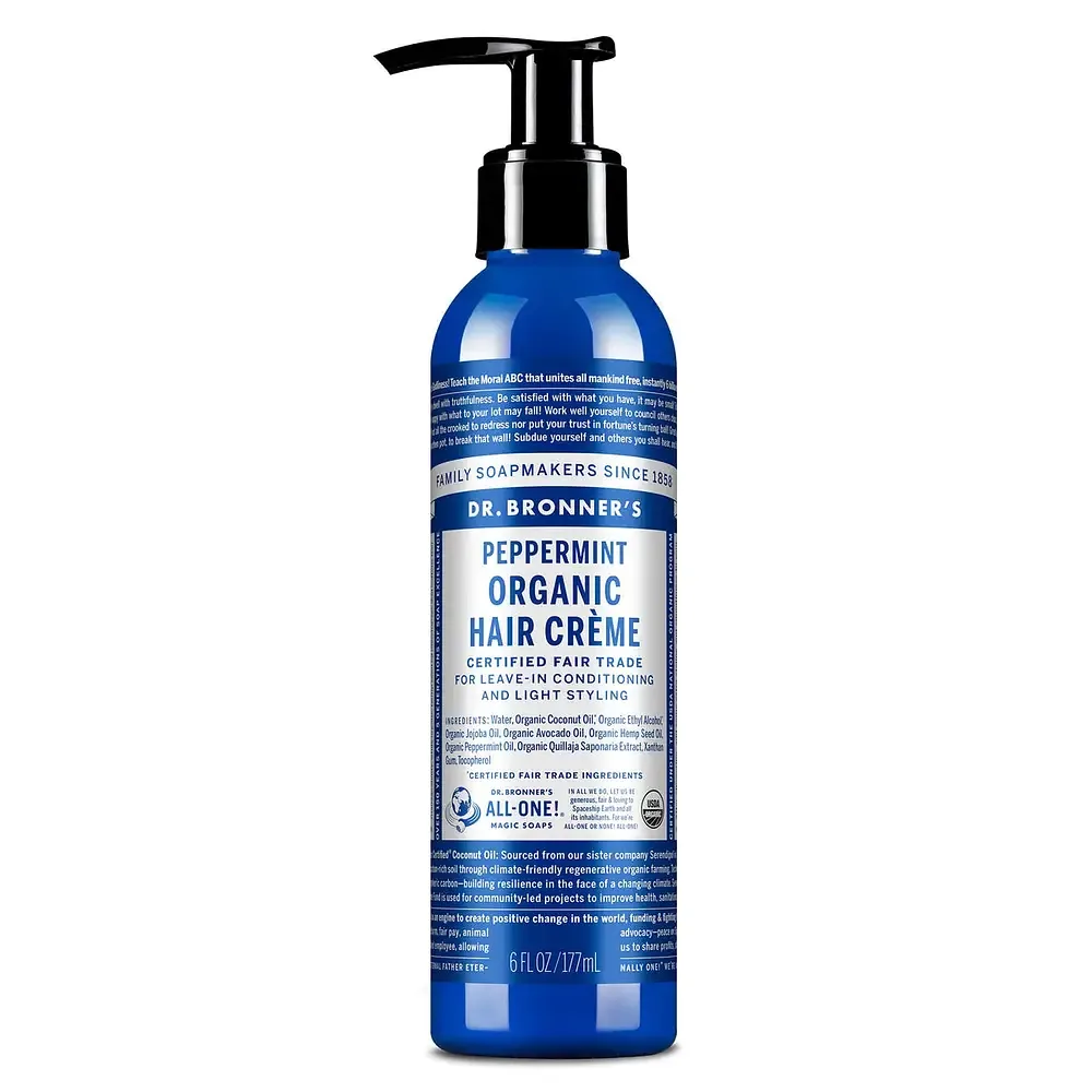 Dr. Bronner's Peppermint Organic Hair Creme