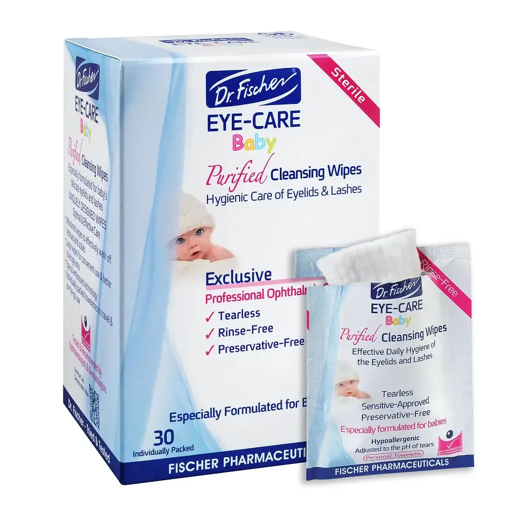Dr. Fischer Eye Care Baby Purified Cleansing Wipes