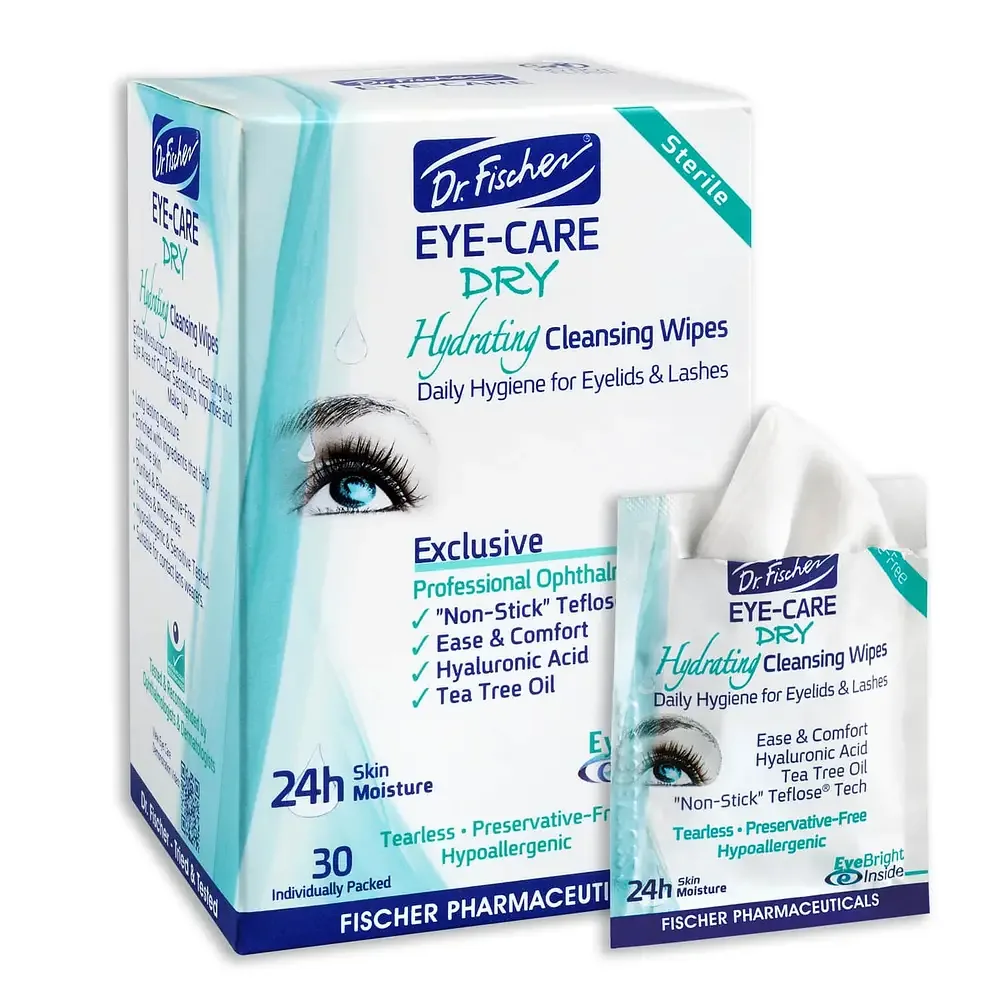 Dr. Fischer Eye Care Dry Hydrating Cleansing Wipes