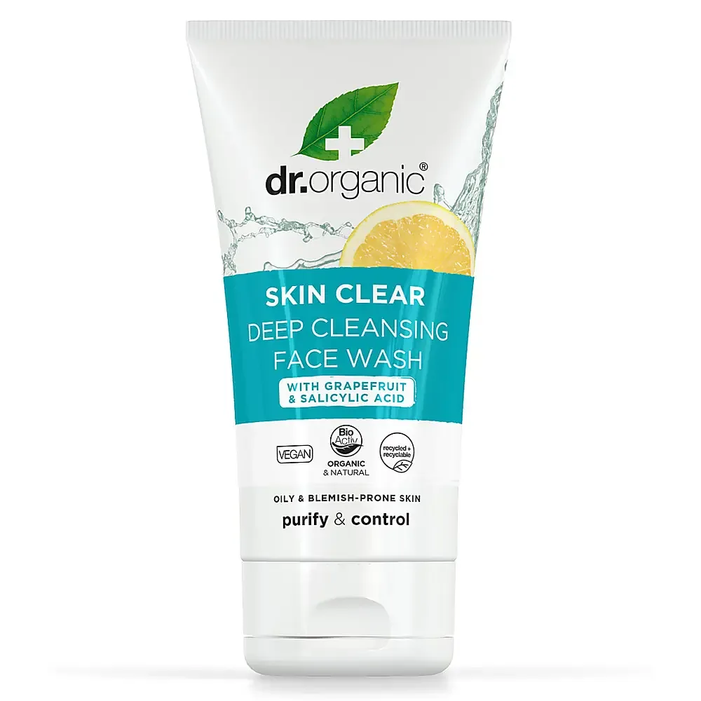 Dr. Organic Skin Clear Deep Cleansing Face Wash