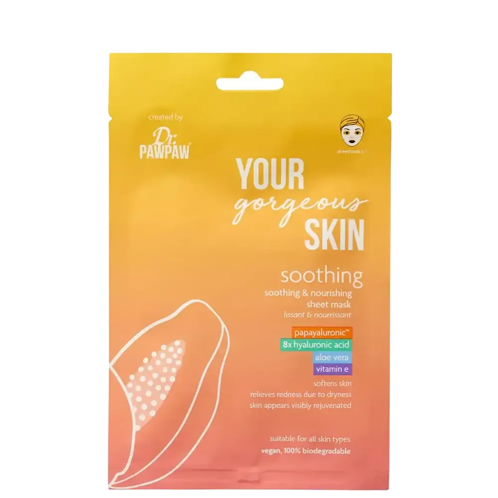 Dr. PAWPAW Your Gorgeous Skin Soothing and Nourishing Sheet Mask