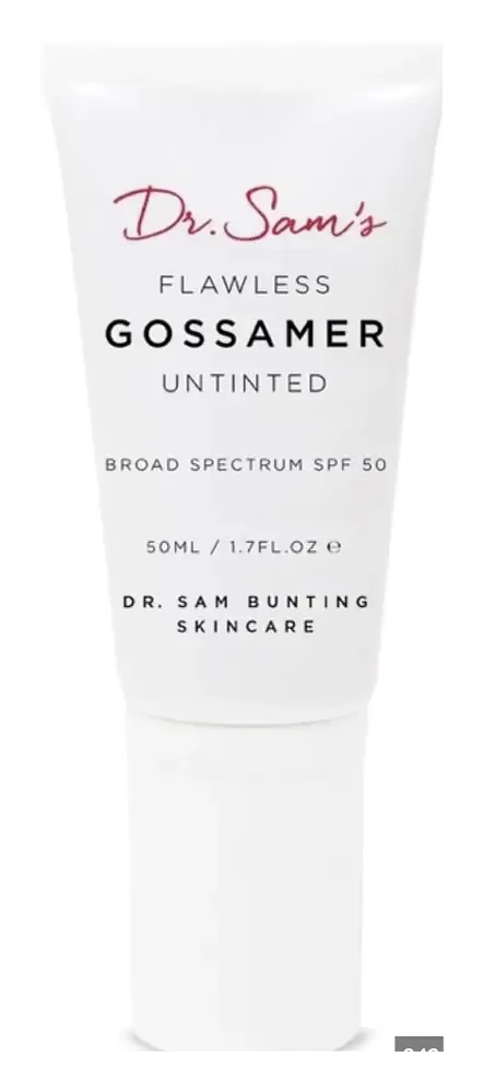 Dr Sam’s Flawless Gossamer Untinted SPF 50