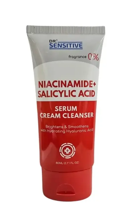 Dr. Sensitive Niacinamide+ Salicylic Acid Serum Cream Cleanser