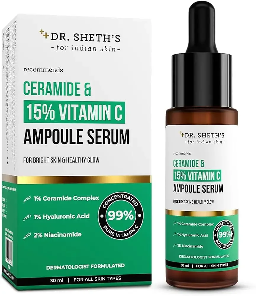 Dr. Sheth's Ceramide & 15% Vitamin C Ampoule Serum