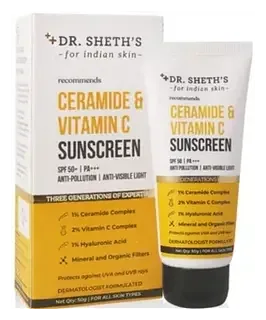 Dr. Sheth's Ceramide And Vitamin C Sunscreen SPF 50 PA+++