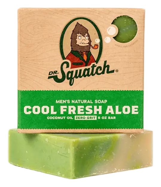 Dr. Squatch Cool Fresh Aloe Bar Soap
