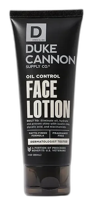 Duke Cannon Oil Control Face Lotion