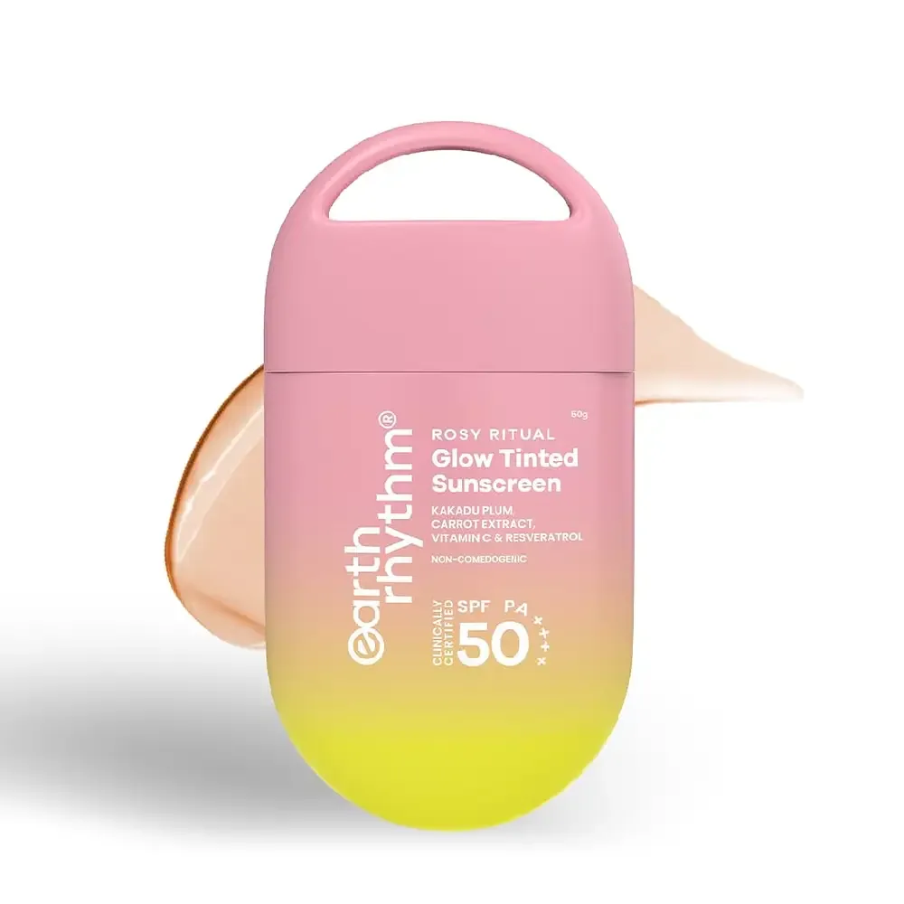 Earth Rhythm Rosy Ritual Glow Tinted Sunscreen SPF 50