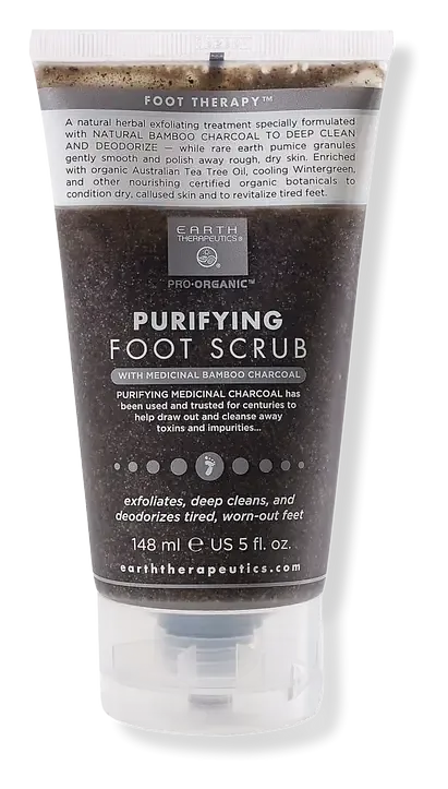 Earth Therapeutics Charcoal Purifying Foot Scrub