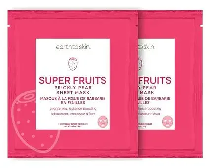 Earth to Skin Super Fruits Prickly Pear Sheet Mask