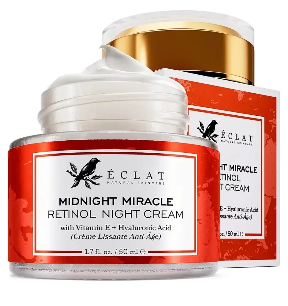 Eclat Natural Skincare Midnight Miracle Retinol Night Cream