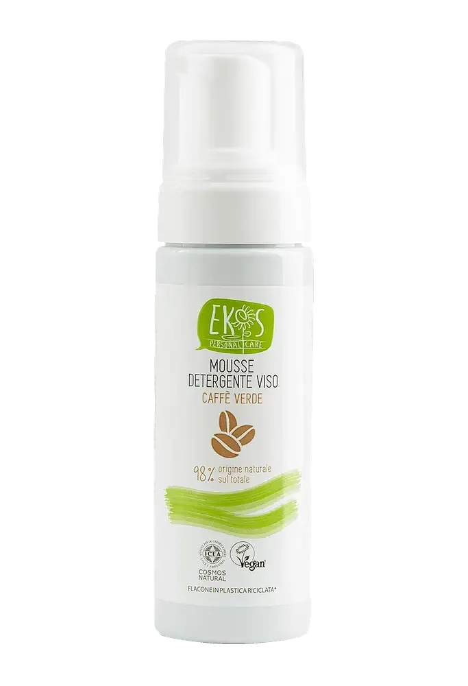 Ekos Mousse Detergente Viso Caffè Verde