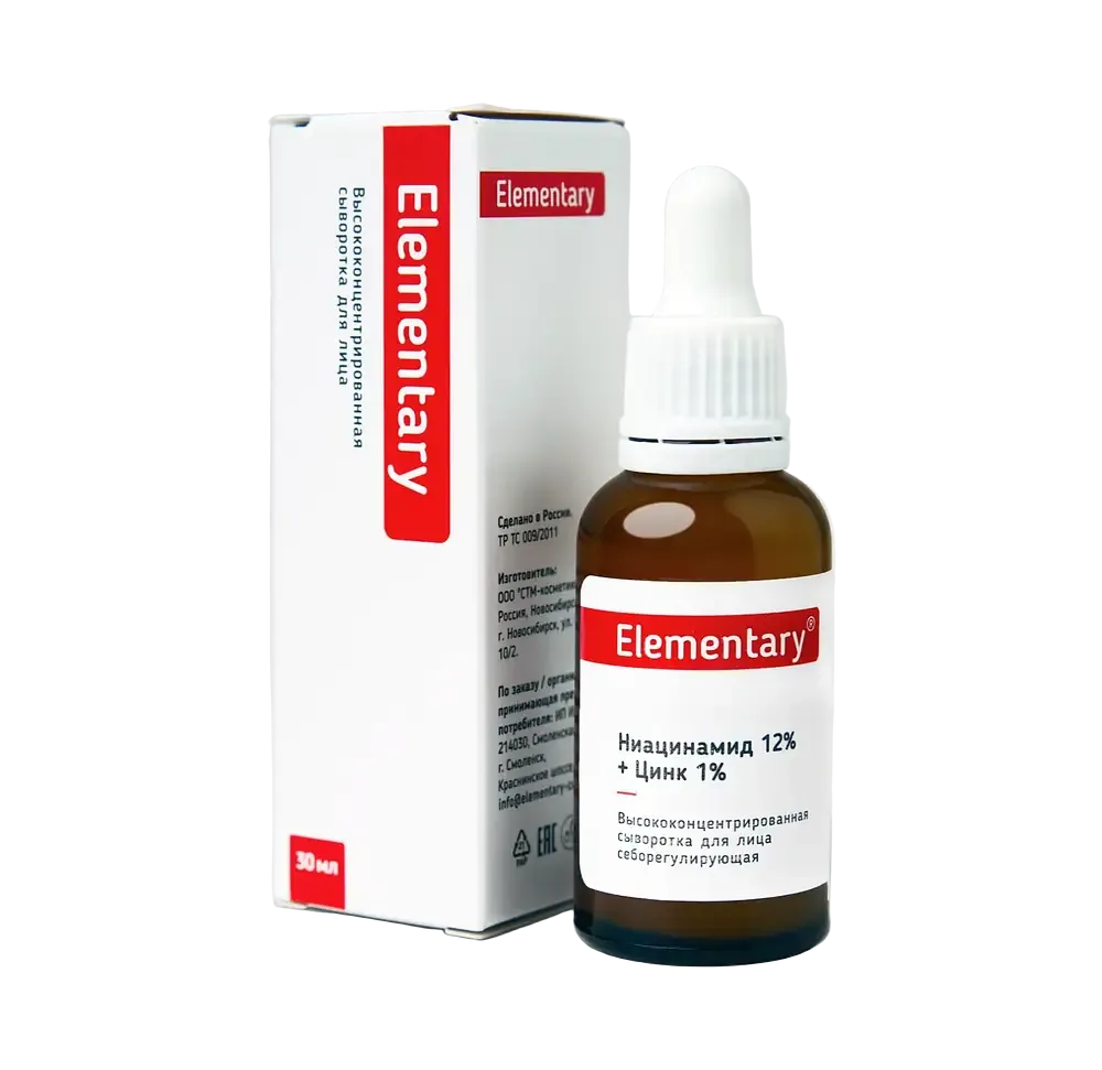 Elementary Niacinamide 12% + Zinc PCA 1% Serum