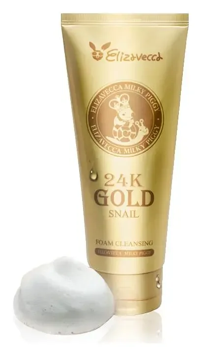 ELIZAVECCA Milky Piggy 24k Gold Snail Foam