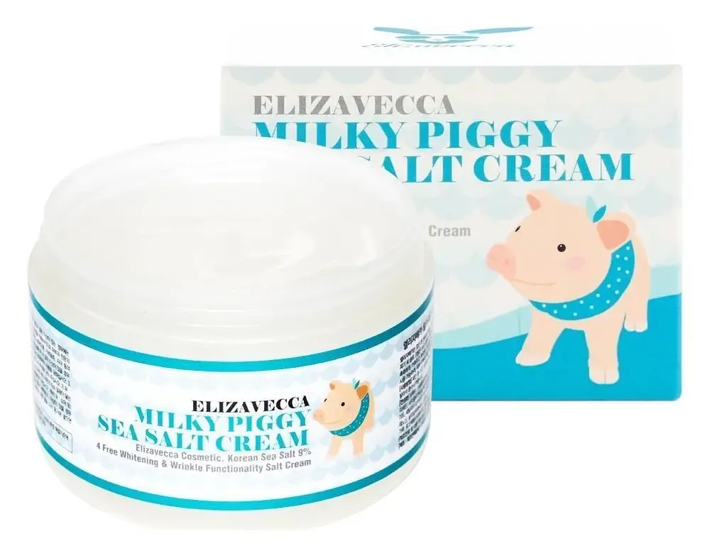 ELIZAVECCA Milky Piggy Sea Salt Cream