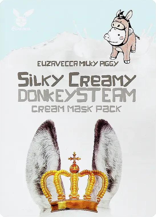 ELIZAVECCA Silky Creamy Donkey Steam Cream Mask