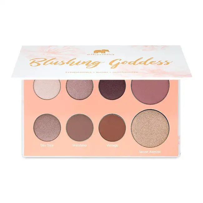 Ella + Mila Eyeshadows + Blush + Highlighter Palette